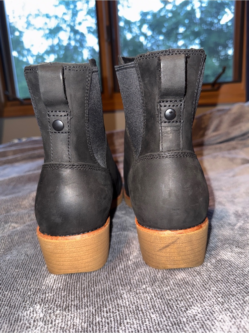 Red Wing Worx Black Size 11 Women’s Chelsea Steel Toe Boots - Picture 5 of 6